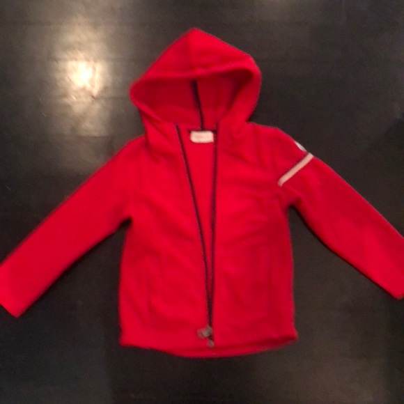 kids red moncler coat